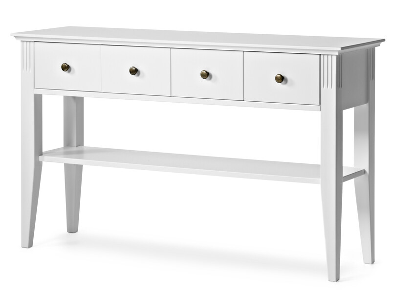 Sundborn - Avlastningsbord, B 123 cm - Vit