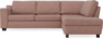 Friday - 2,5-sits soffa med divan höger - Rosa