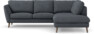 Madison Lux - 2-sits soffa med divan höger - Vit