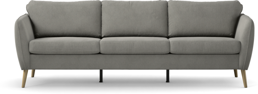 County - 3-sits soffa - Grå