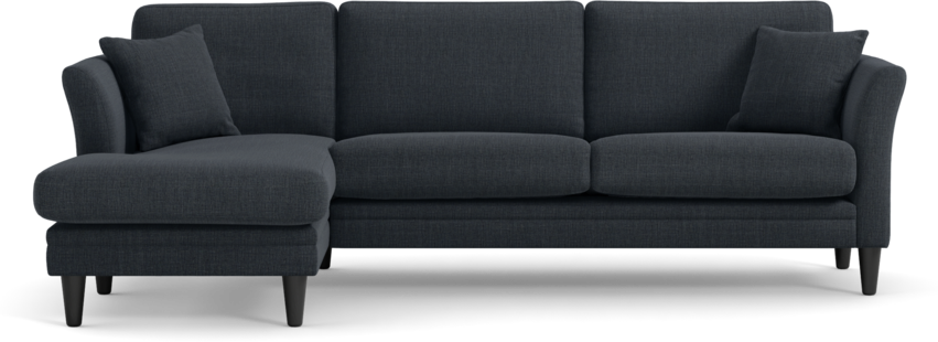 Eden - 2,5-sits soffa med schäslong - Blå