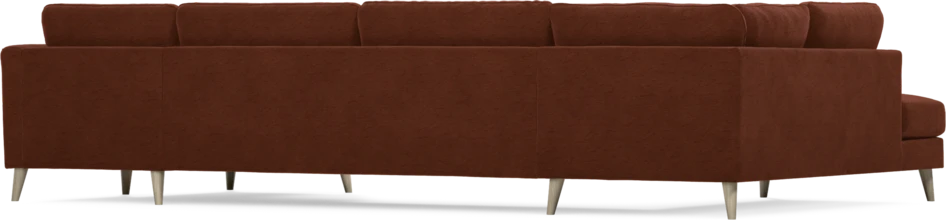 Bridge - 3-sits soffa med divan vänster och schäslong höger - Orange