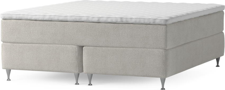 Delux Exclusive - Kontinentalsäng, dubbelsäng med bäddmadrass och sängben