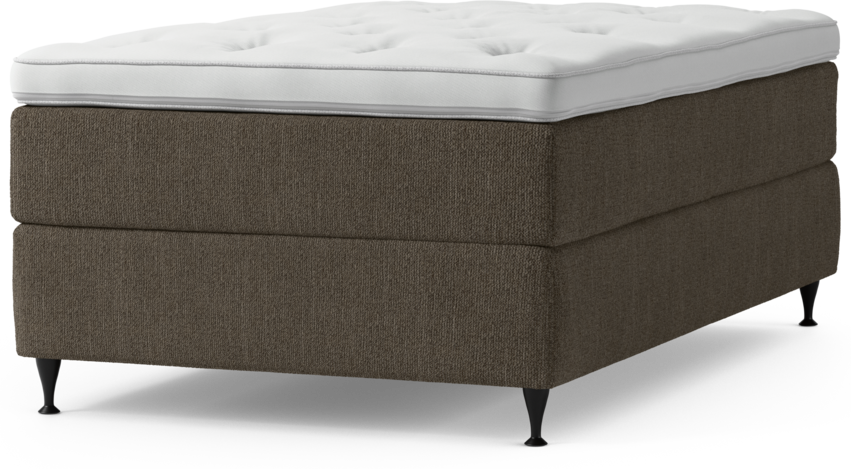 Delux Dream - Kontinentalsäng, enkelsäng 120 cm med bäddmadrass och sängben