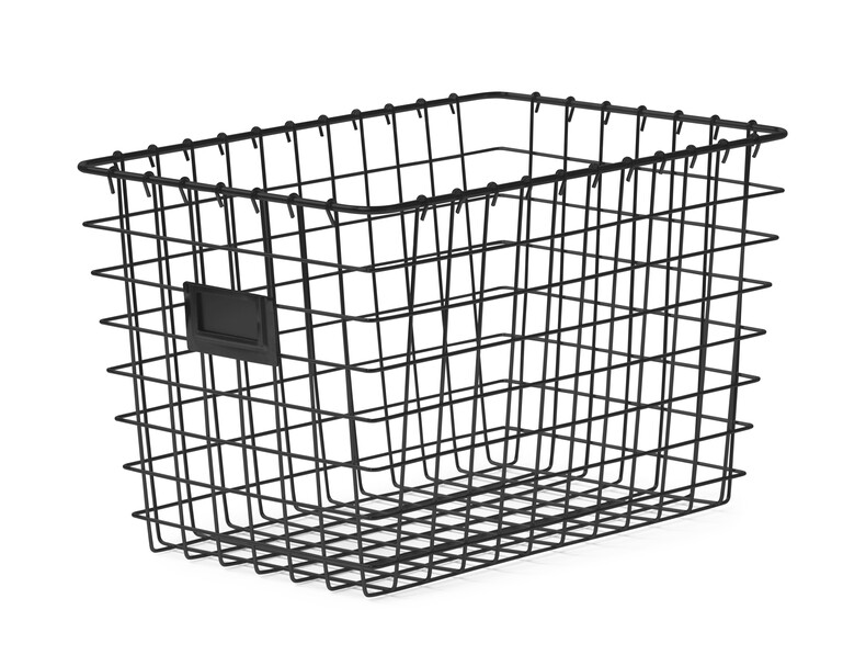 Wire - Korg, 22x31x20 cm - Svart