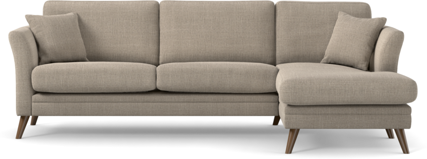 Eden - 2,5-sits soffa med schäslong - Beige