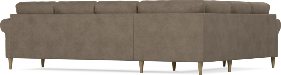 Eden - Hörnsoffa, 2+3-sits - Brun