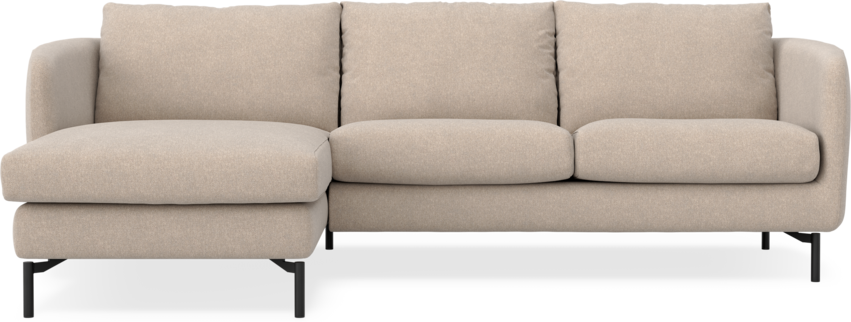 Madison Lux - 2-sits soffa med schäslong vänster - Beige