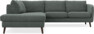 Madison - 2-sits soffa med divan vänster - Grå