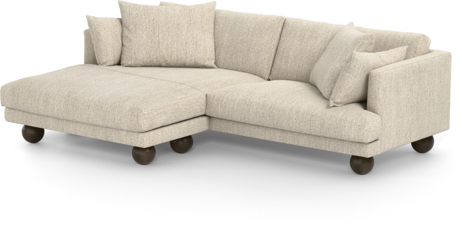 Harper - 4-sits med schäslong XL vänster - Beige