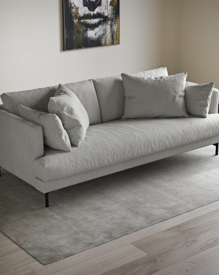 Harper - 3-sits soffa, hel dyna - inspiration