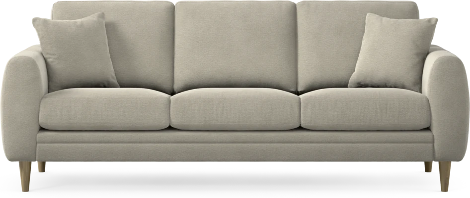 Eden - 3-sits soffa - Brun