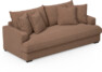 Mila - 3-sits soffa, hel dyna - Orange