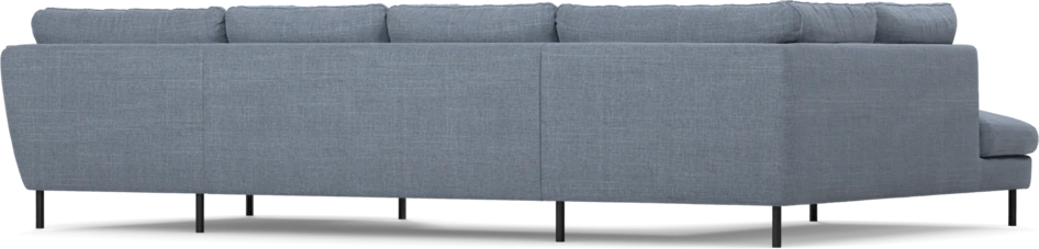 Madison - 2-sits soffa med divan vänster och schäslong höger - Blå