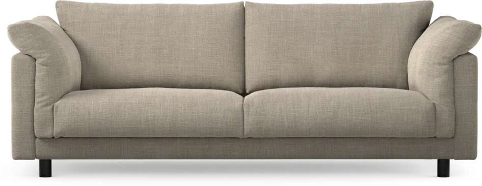 Cherrie - 3-sits soffa, fast klädsel - Beige