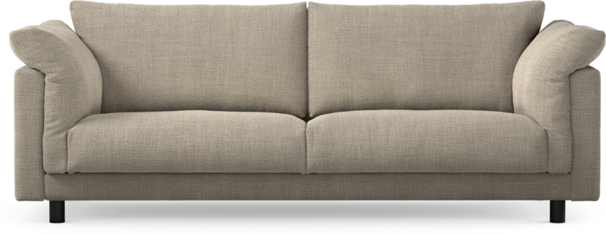 Cherrie - 3-sits soffa, fast klädsel - Beige