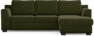 Friday - 3-sits soffa med schäslong höger - Grön