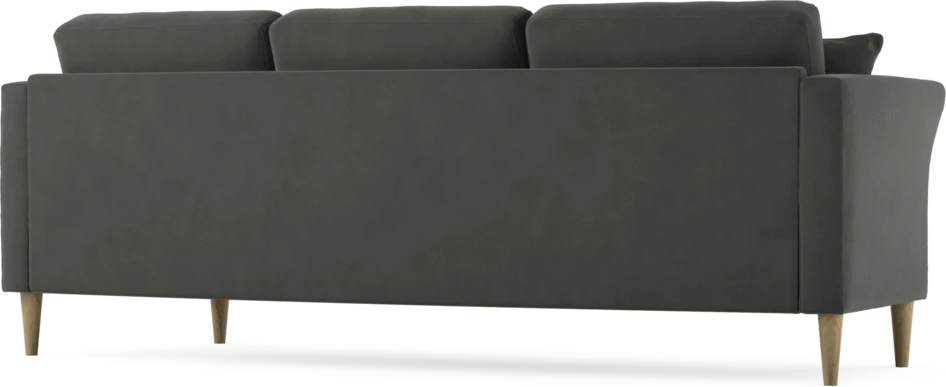Eden - 3-sits soffa svängd - Grå