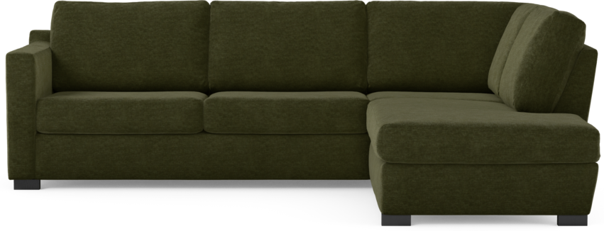 Friday - 2,5-sits soffa med divan höger - Grön