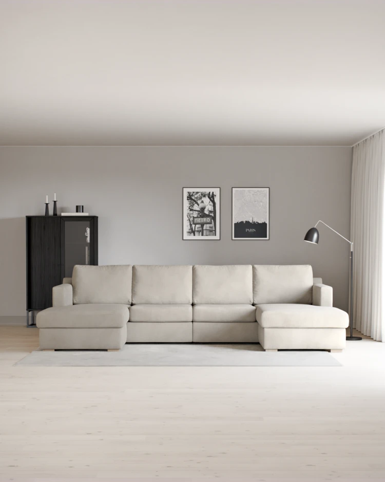 Friday - 2-sits soffa med två schäslonger - inspiration
