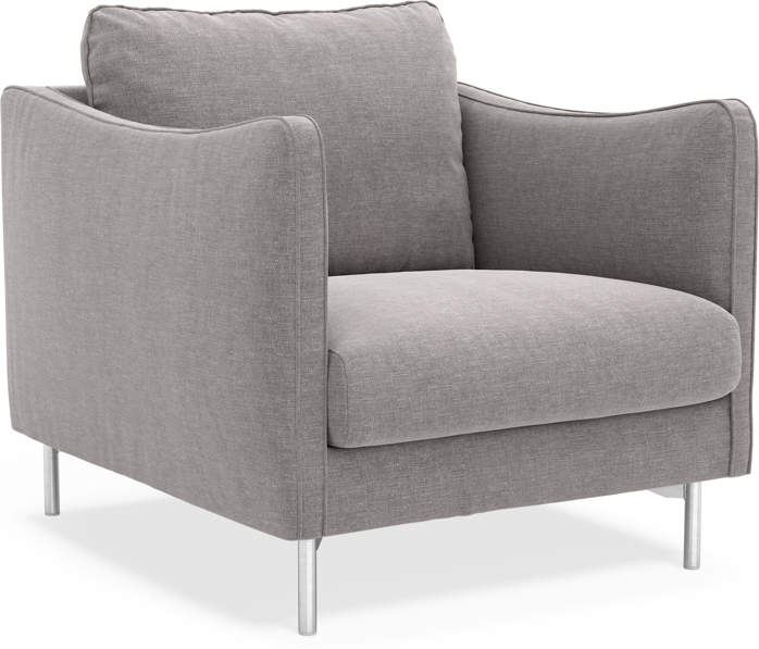 Madison Lux - Fåtölj, 70 cm - Grå
