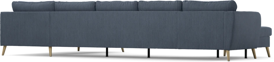 County - 4-sits soffa med schäslong vänster och divan höger - Blå