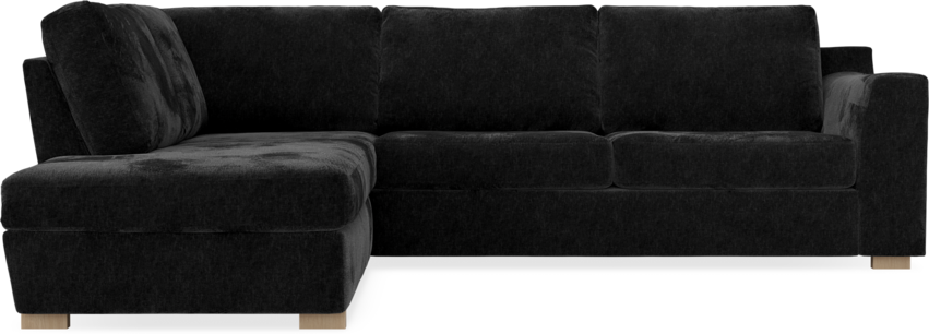 Friday - 2,5-sits soffa med divan vänster - Grå