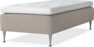 Delux Sense - Ramsäng, enkelsäng med bäddmadrass - Beige