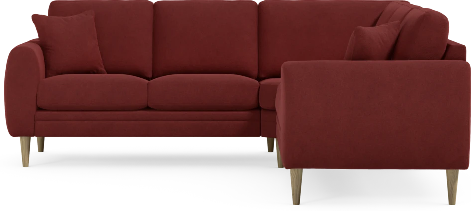 Eden - Hörnsoffa, 2+2-sits - Röd