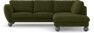 Madison - 2-sits soffa med divan höger - Grön