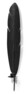 Leaf - Väggljusstake, H 67 cm - Svart