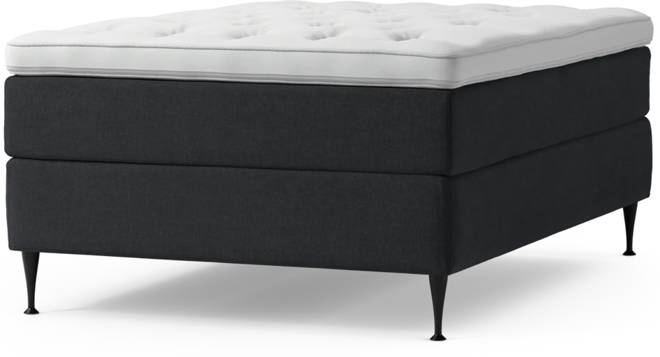 Delux Dream - Kontinentalsäng, enkelsäng 140 cm med bäddmadrass och sängben