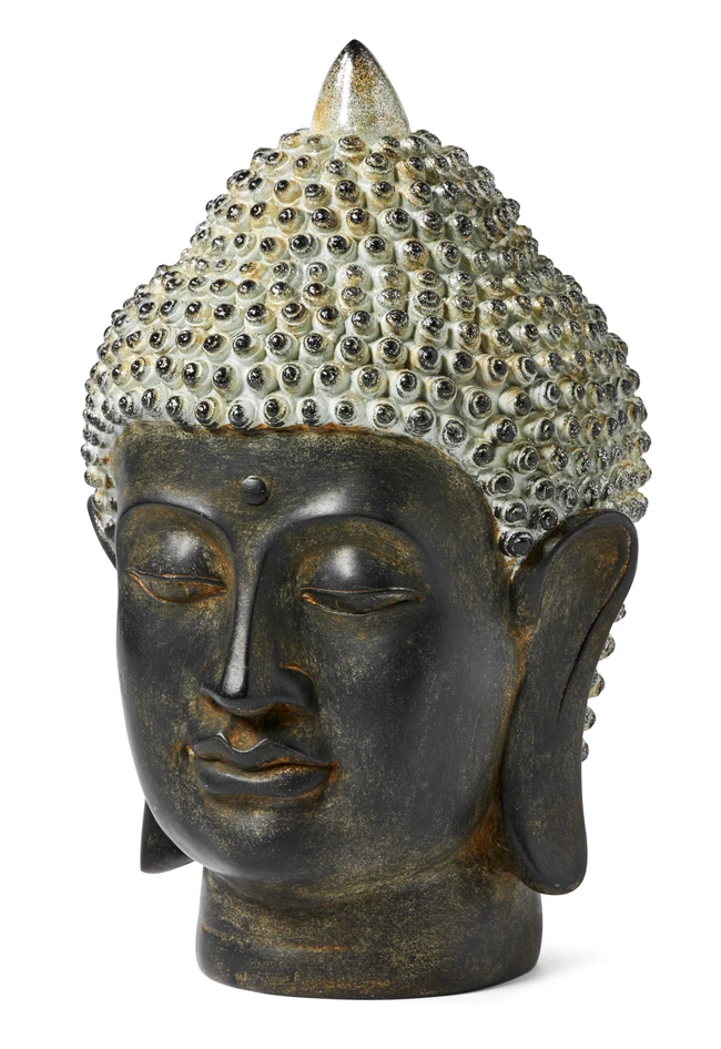 Lux Buddha - Prydnadsföremål, H 27 cm - Brun