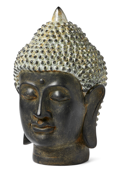 Lux Buddha - Prydnadsföremål, H 27 cm - Brun