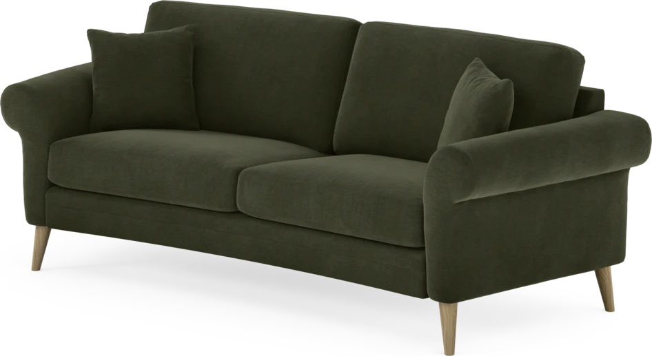 Eden - 2,5-sits soffa svängd - Grön