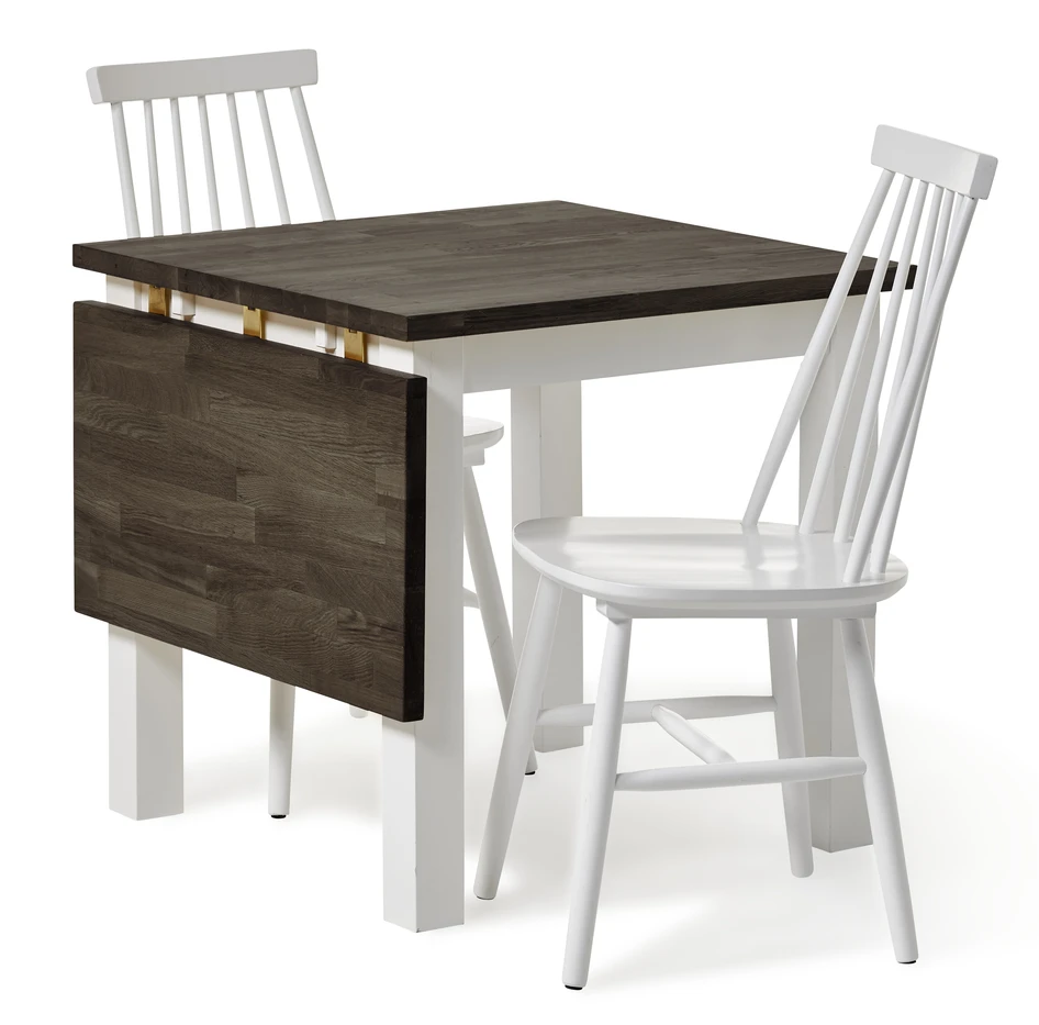 Dalarö - Matgrupp med 2 stolar Einar - Vit