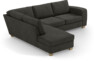 Friday - 2,5-sits soffa med divan vänster - Grå