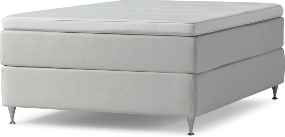 Delux Exclusive - Kontinentalsäng, enkelsäng 140 cm med bäddmadrass och sängben
