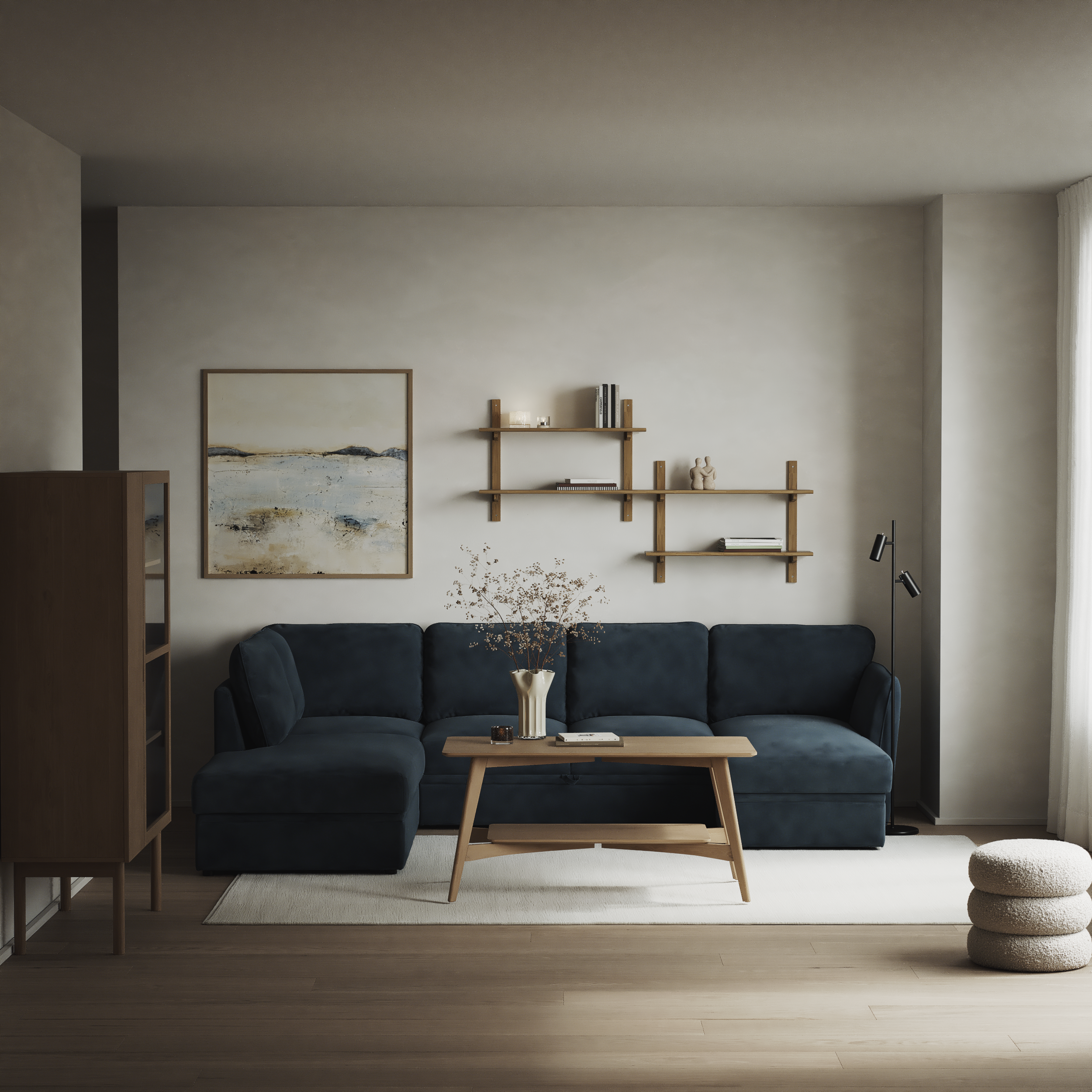 Öland - Bäddsoffa med divan vänster och schäslong höger - inspiration