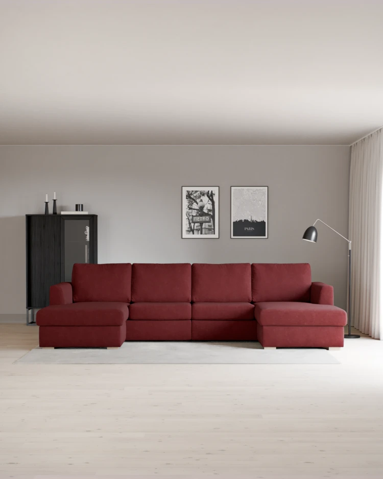 Friday - 2-sits soffa med två schäslonger - inspiration