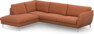 Madison - 3-sits soffa med divan vänster - Orange