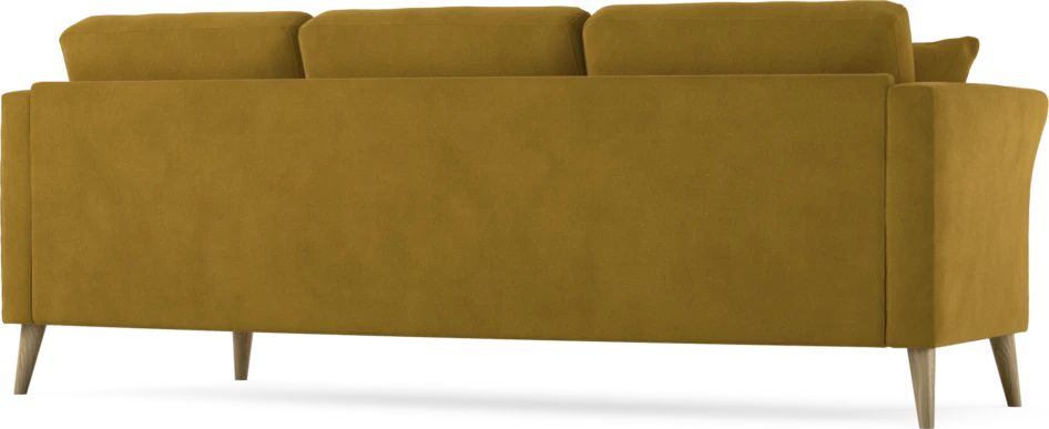 Eden - 3-sits soffa svängd - Gul