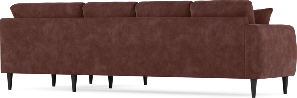 Eden - Hörnsoffa, 3+1-sits - Röd