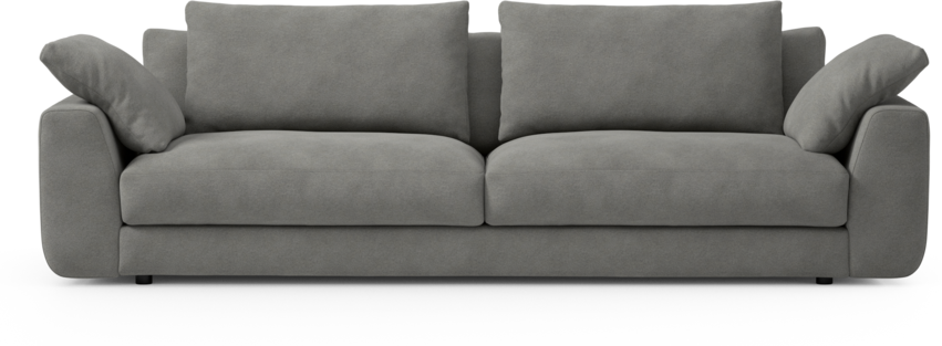 Amie - 4-sits soffa - Grå