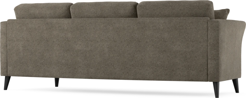 Eden - 3-sits soffa svängd - Brun