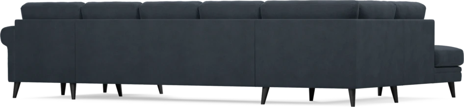 Eden - 3-sits soffa med divan vänster och schäslong höger - Blå