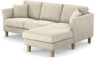 Eden - 2-sits soffa med schäslong - Beige