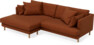 Harper - 4-sits med schäslong XL vänster - Orange