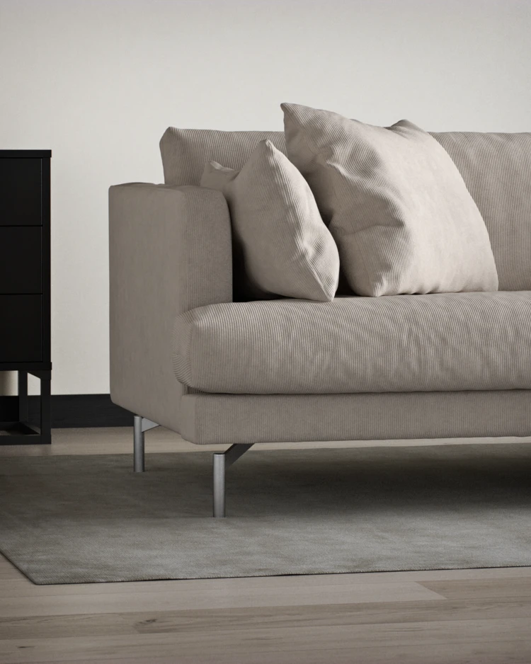 Harper - 3-sits soffa, hel dyna - inspiration