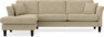 Eden - 2,5-sits soffa med schäslong - Beige